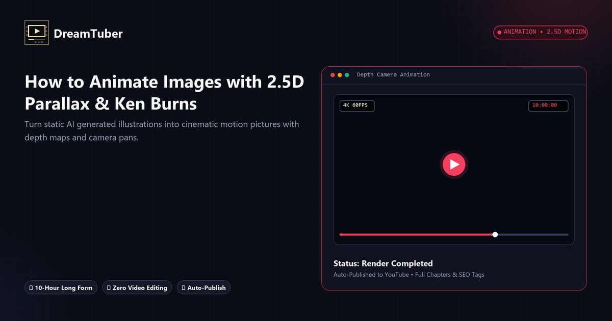 How to animate images with AI for video channels
