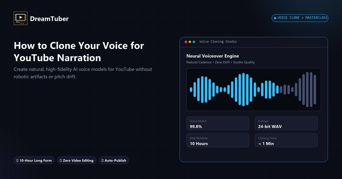How to clone your voice for YouTube with AI