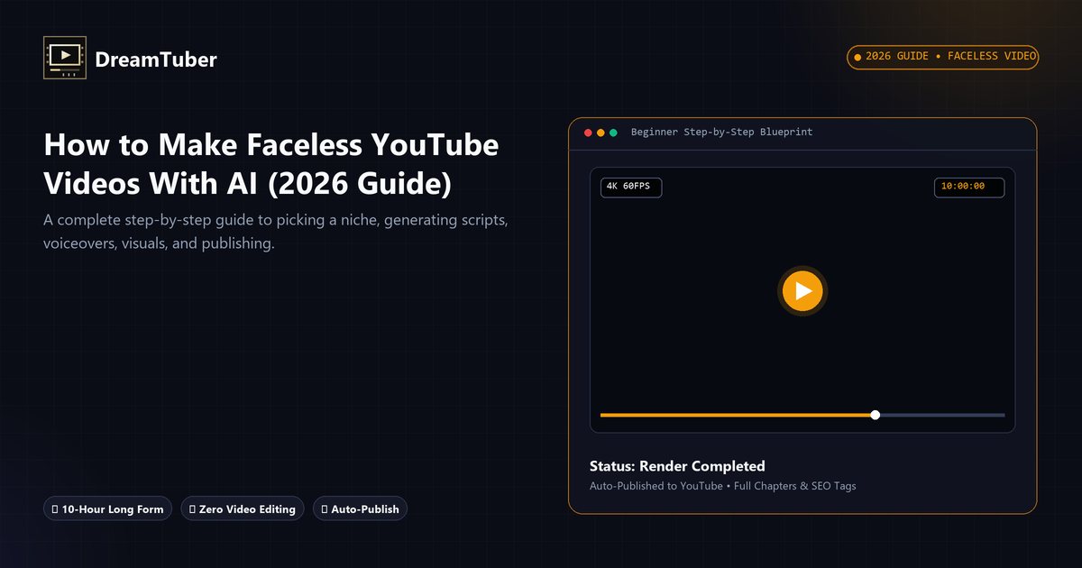 How to make faceless YouTube videos with AI