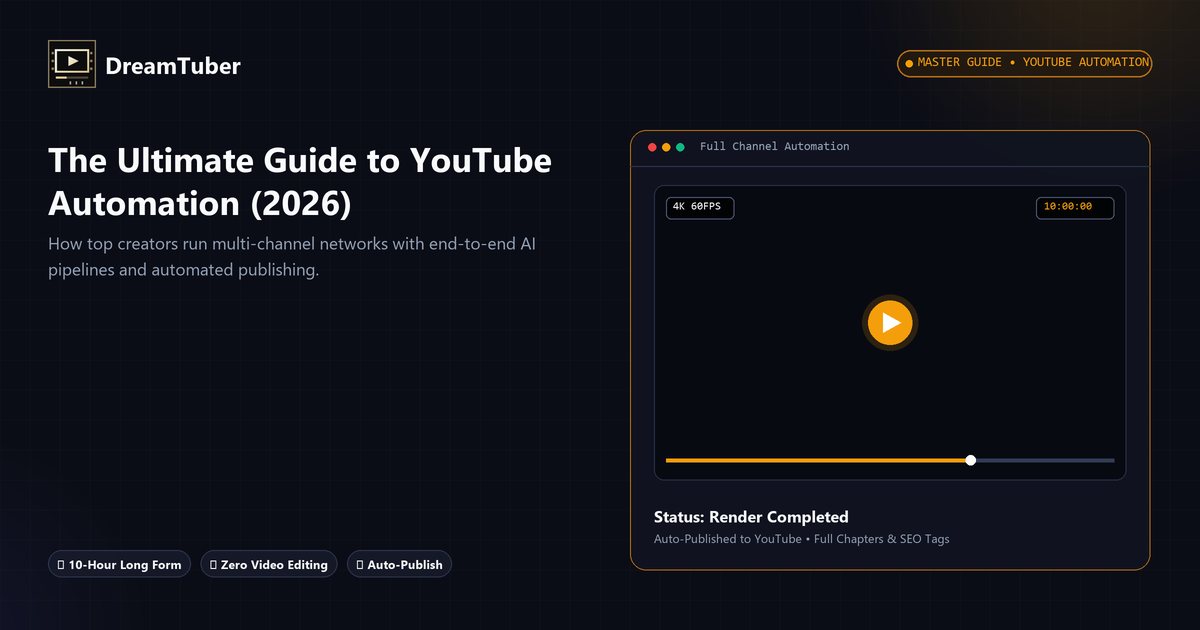 The ultimate guide to YouTube automation in 2026